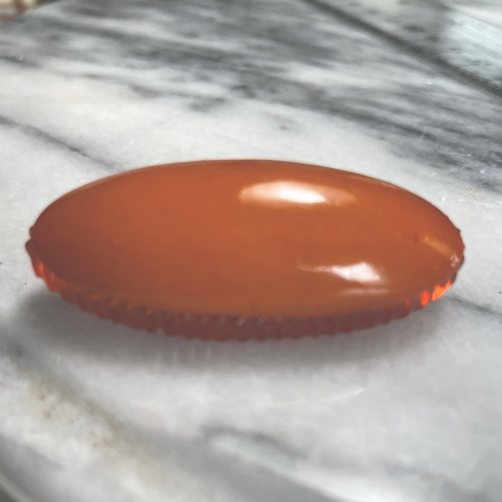 Butterscotch Amber brooch /pin. Candy in a wrapper